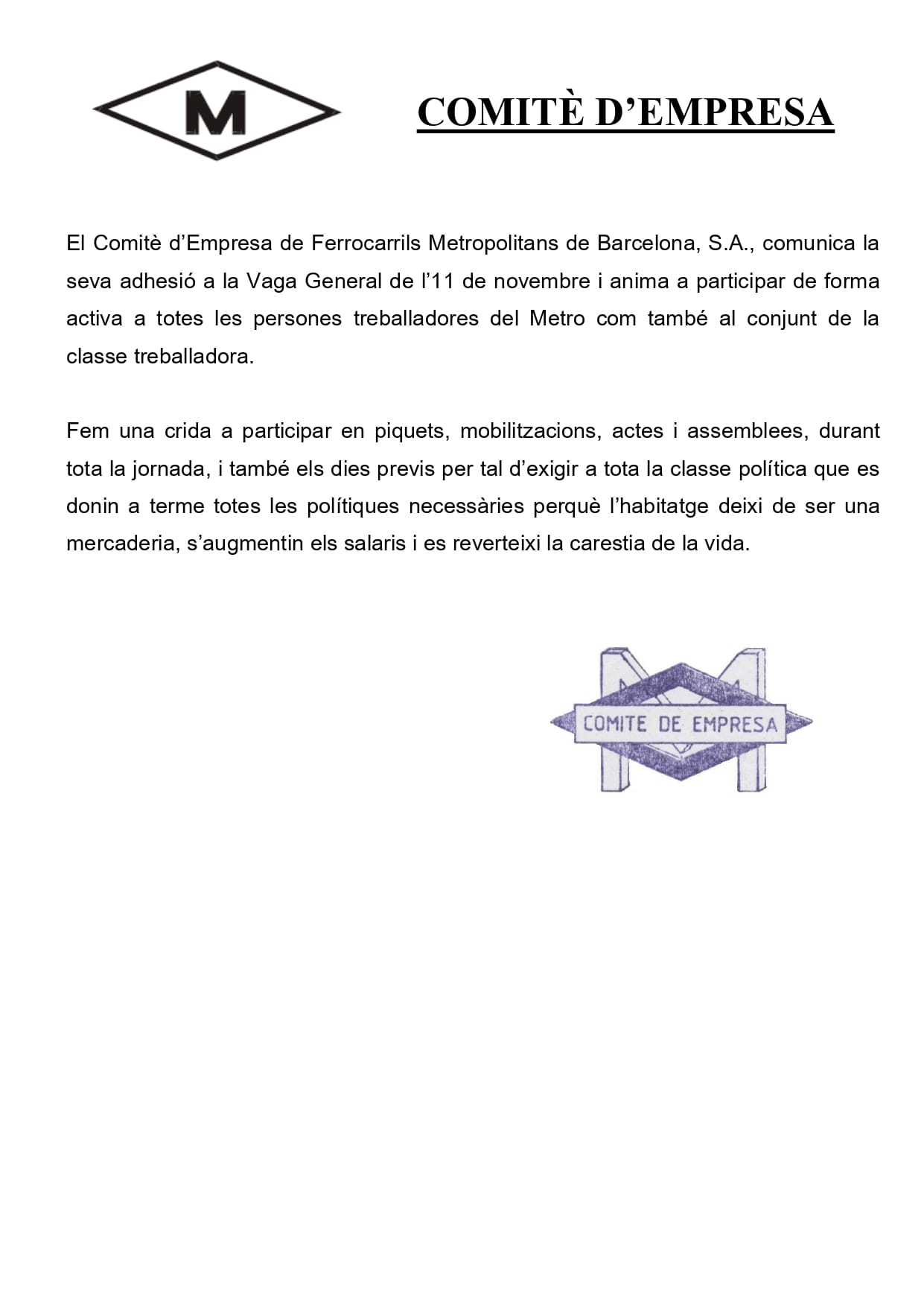 Ferrocarrils Metropolitans de Barcelona, SA